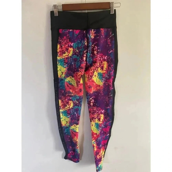 NWT Women's PopFit Multicolor Leggings Size‎ S Yoga Pants 0305 - Picture 6 of 10
